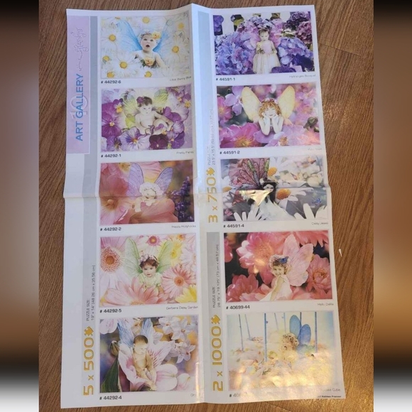 10 puzzle set Kathleen Francour Flitterbyes - Picture 5 of 6